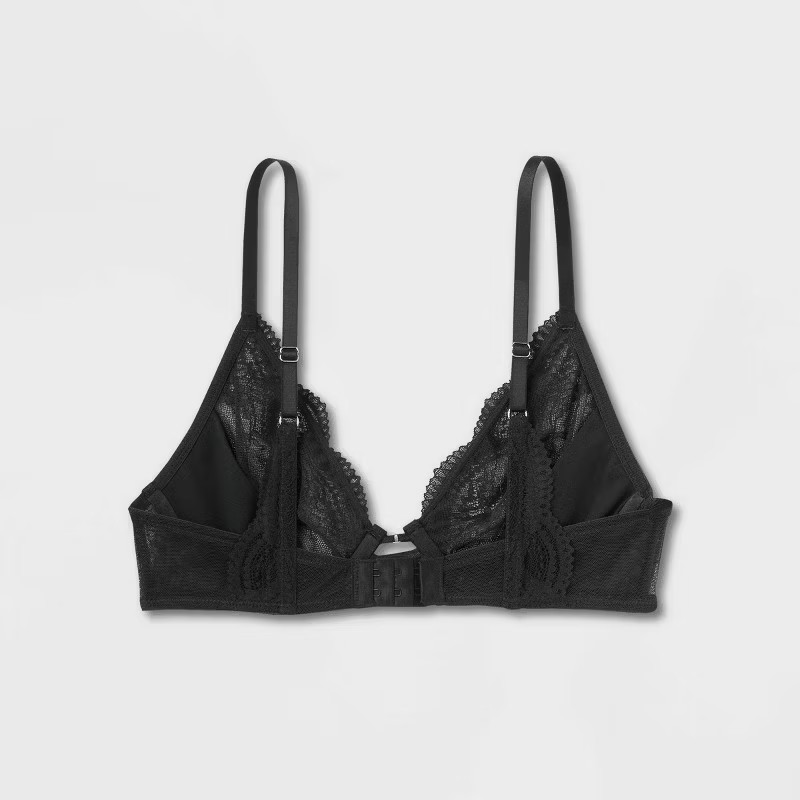 Women's Lace Unlined Bra - Auden™ Black 32C | Target