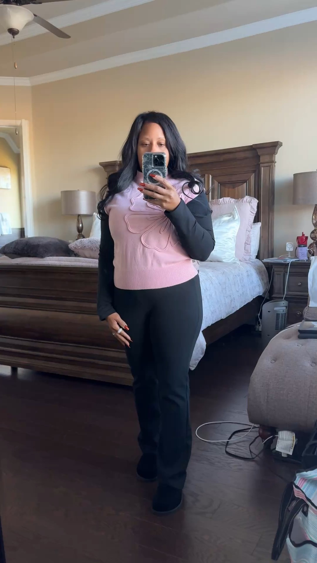 Work wear with #expess and #commense pink and black 

#LTKPetite #LTKOver40 #LTKWorkwear