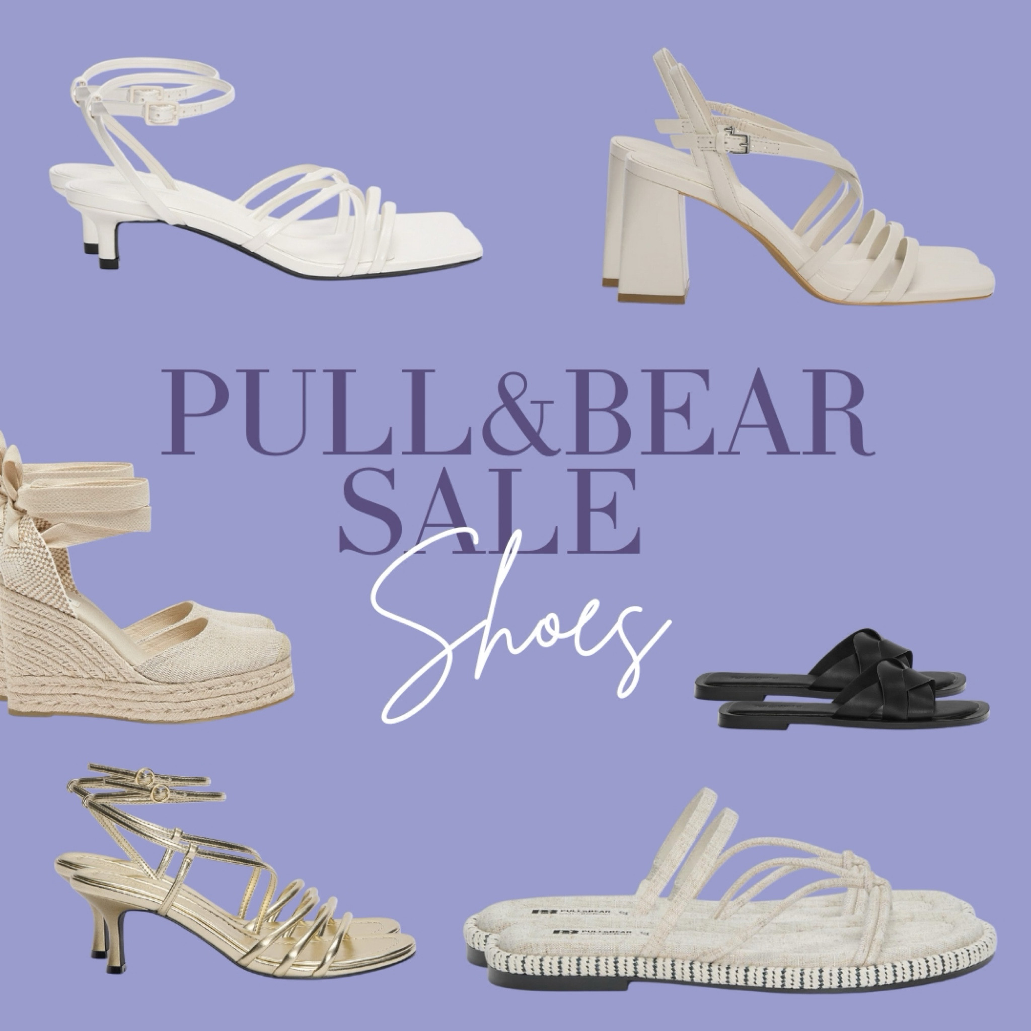 PULL AND BEAR SHOES IN SALE 🥰