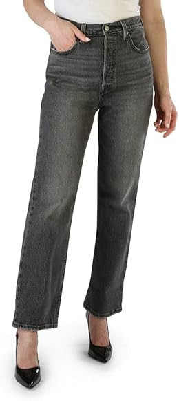 Levi's Women's Ribcage Straight Ankle Jeans | Amazon (UK)