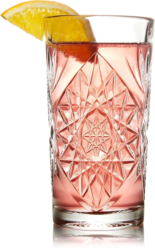 Libbey Hobstar Cooler Glasses, 16-ounce, Set of 4 | Amazon (US)