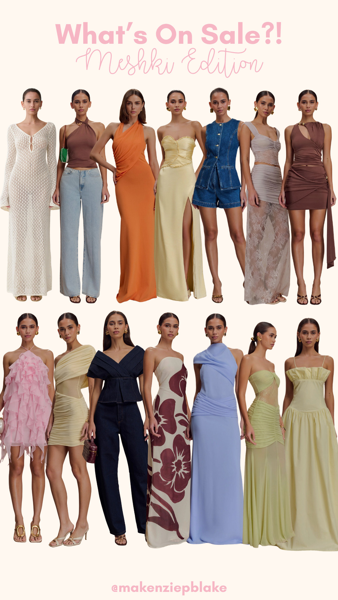 What’s on sale — Meshki edition ✨

Rounded up some of my favorite Meshki pieces currently on sale — perfect for weddings, vacations, events, and summer nights when you want something a little more elevated.

Such a good time to grab a few statement pieces for less 🤍 linking everything here!

#meshki #meshkisale #salealert #occasionwear #weddingguestdress #vacationstyle #summeroutfits #ltkfinds ✨ 

 #LTKgrwm #LTKSeasonal #LTKSaleAlert