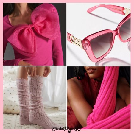 Anthropologies end of year sale in pink! I’m loving the pink bow top, pink sunglasses, knee socks, & pink sleeves! I linked some of my other favorites as well!
#ltksalealert
#ltkstyletip