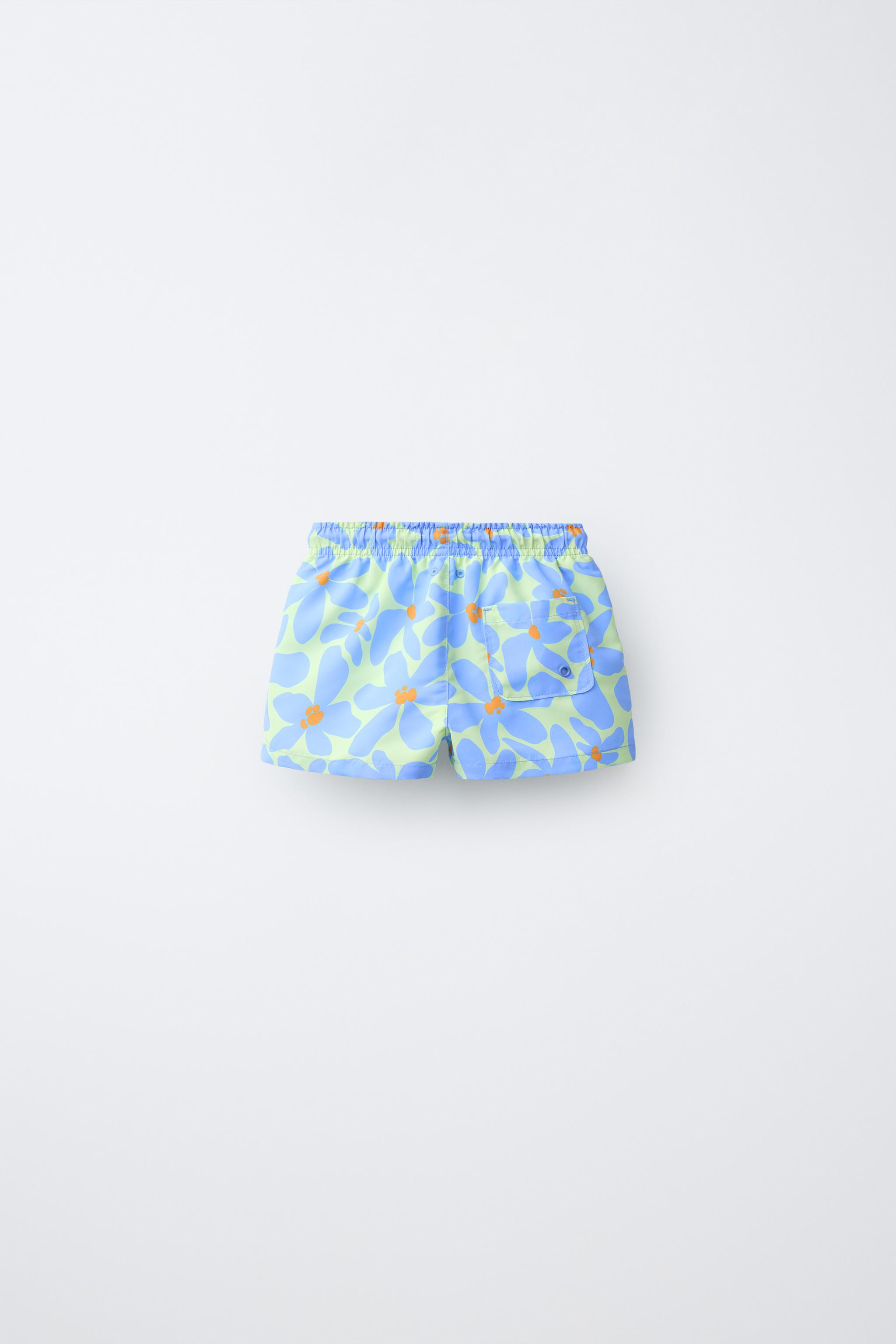 AGES 2-6 / FLORAL PRINT SWIM SHORTS | Zara US