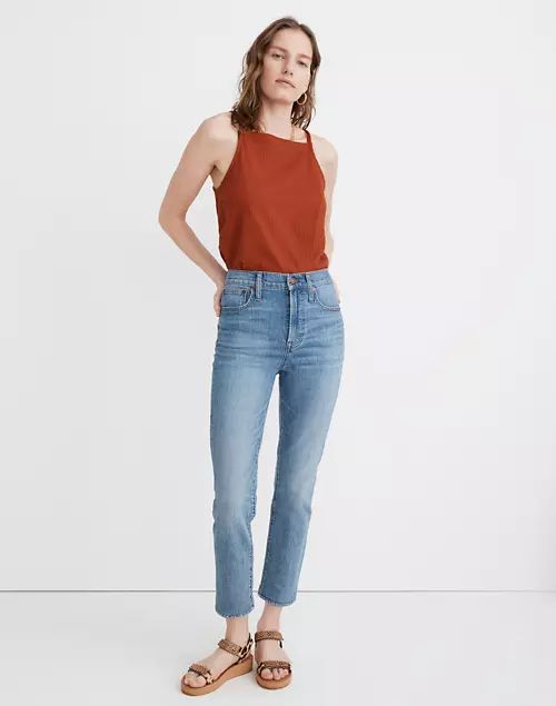 The Tall Perfect Vintage Crop Jean in Clymer Wash | Madewell