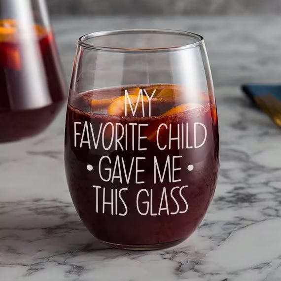 Mothers Day Gifts  My Favorite Child Gave Me This Funny Wine | Etsy | Etsy (US)