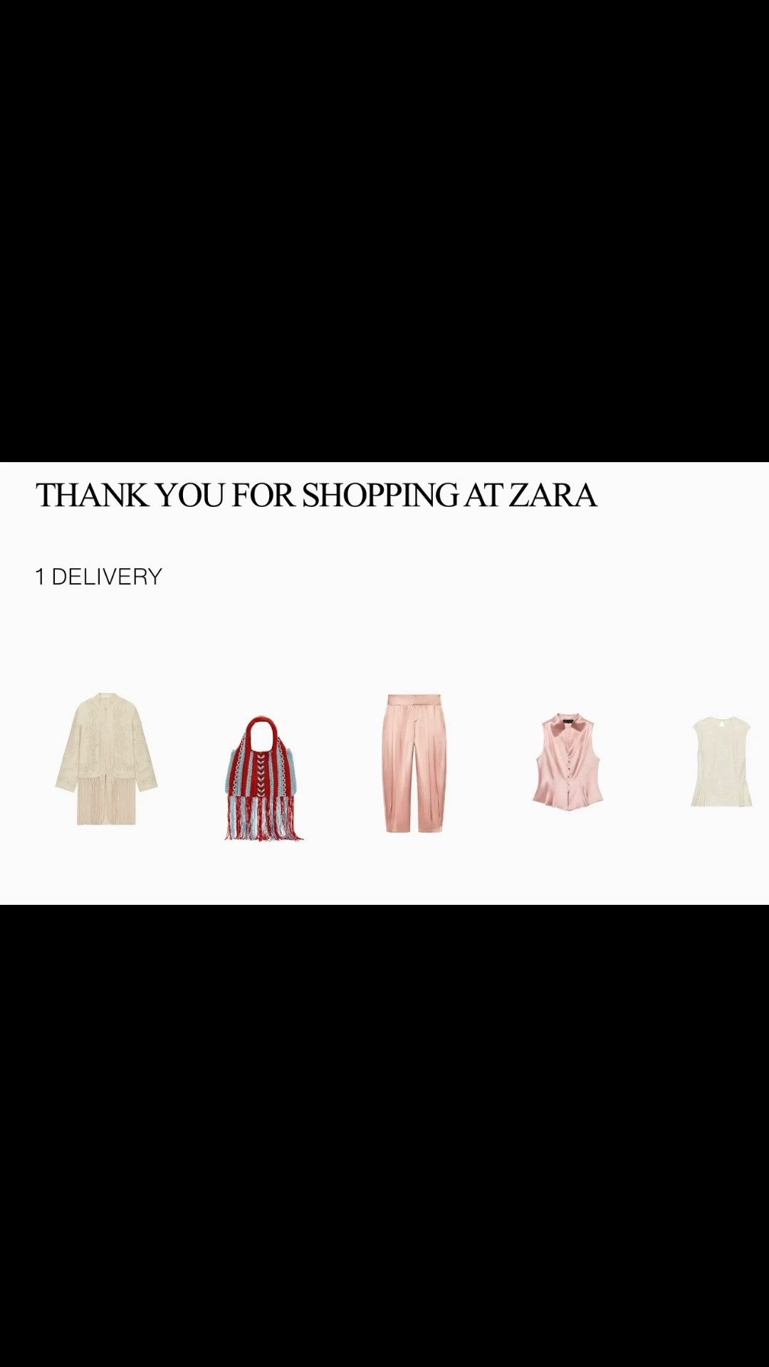 Zara purchase while away which means it has to be good.