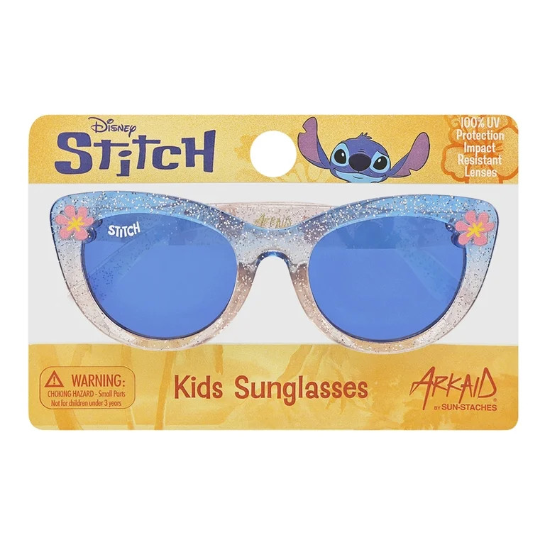 Sun-Staches Stitch Ombre Glitter Cateye Sunglasses With UV Protection | Walmart (US)