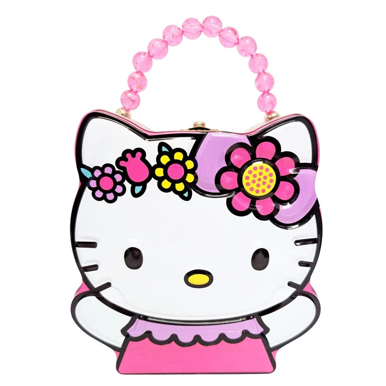 Hello Kitty Easter Tin Carrier Gift Box in Pink | Walmart (US)