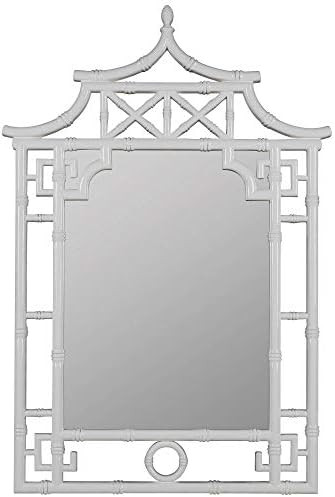 Cooperclassics Home Decorative Shing Mirror - Glossy White Finish | Amazon (US)