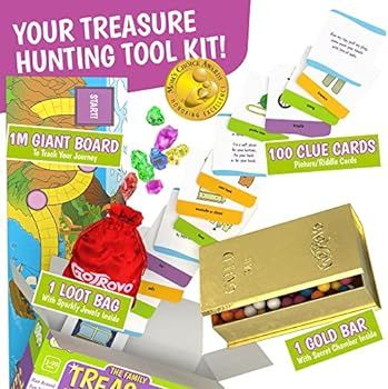 Treasure Hunt Game for Kids Outdoor Indoor Pirate Games - Scavenger Hunt Game for Children 3 - 4 ... | Amazon (US)