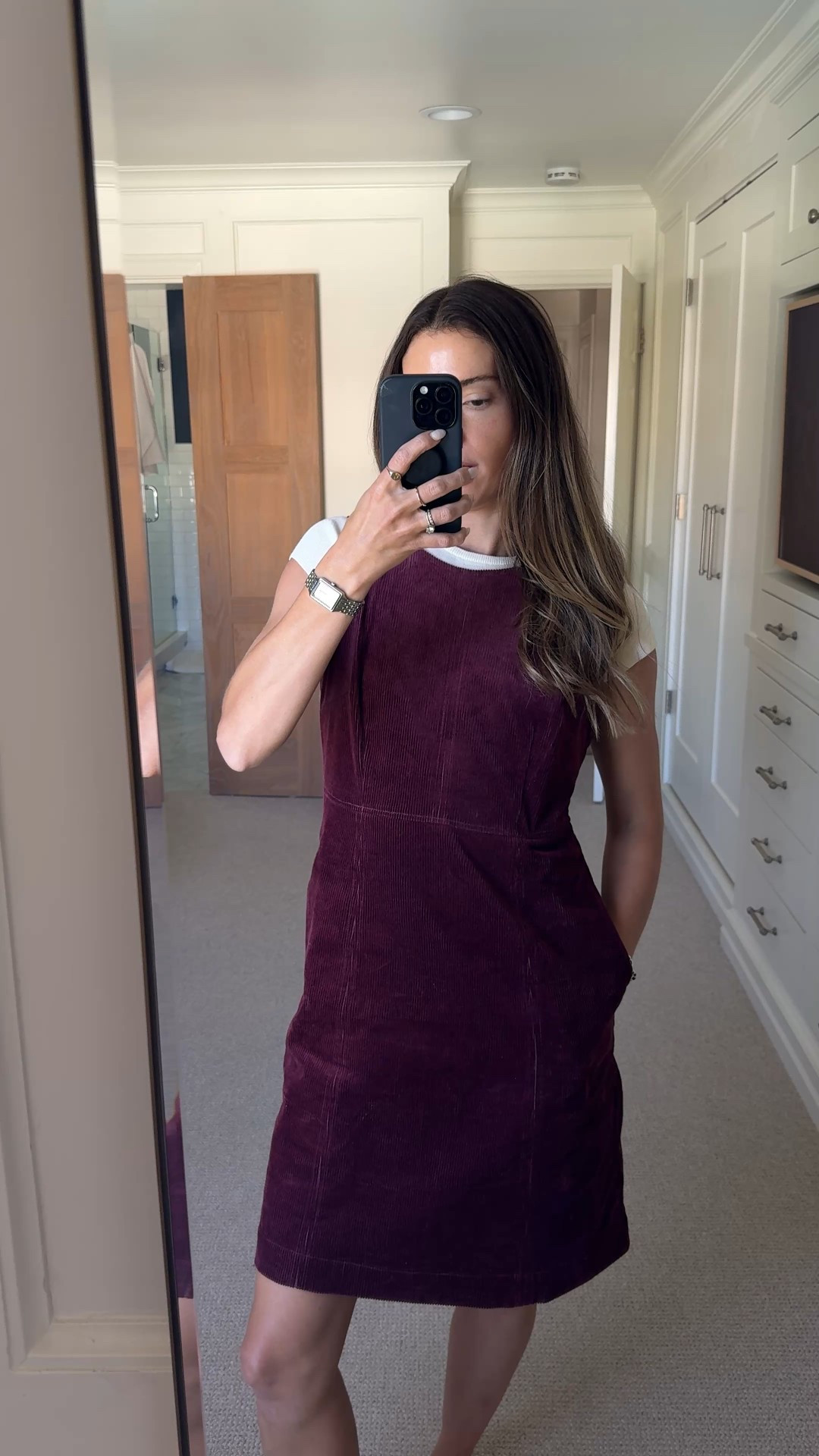 Sizing for this cute corduroy dress! @boden #bodenpartner 