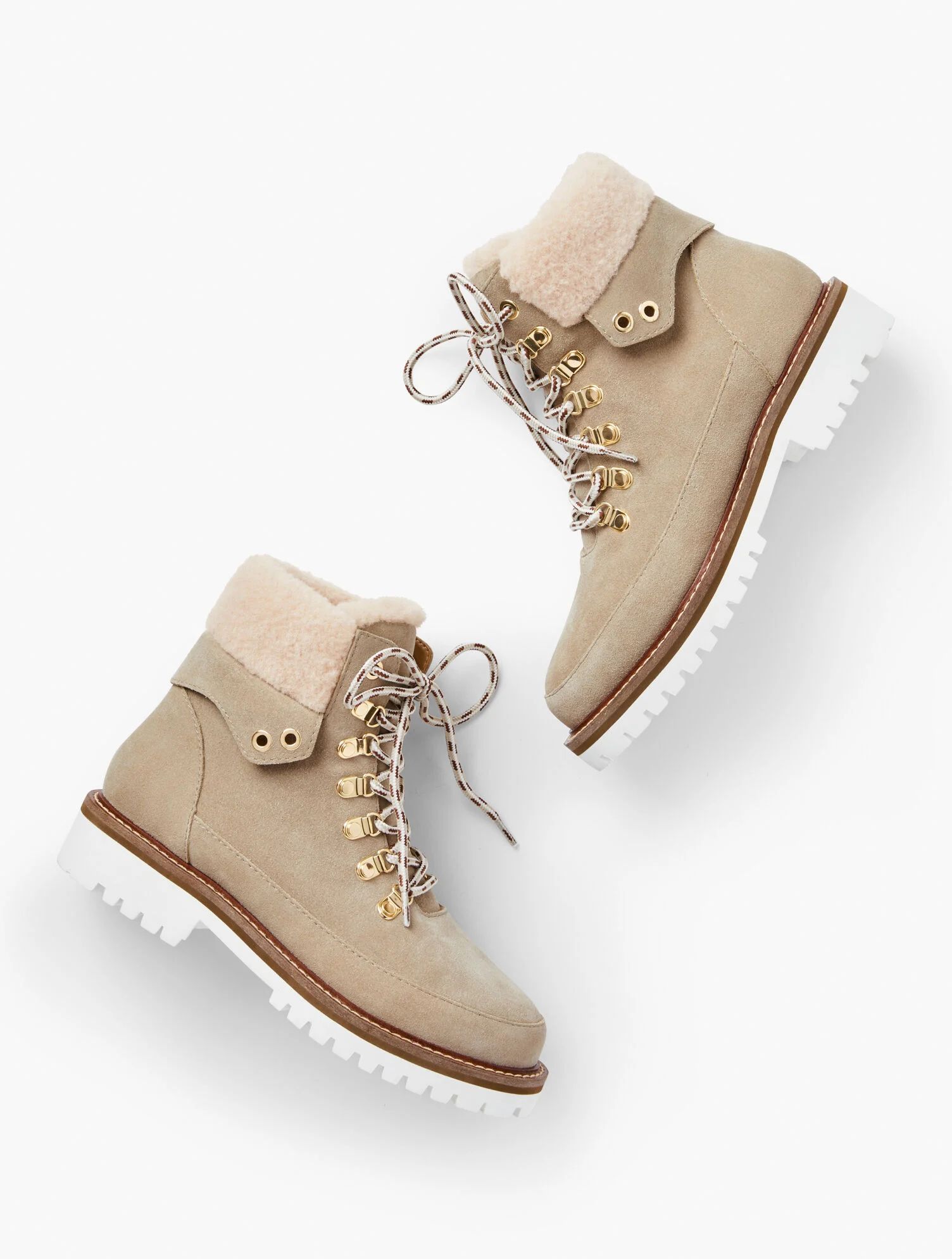 Jilly Hiker Lace Up Suede Boots | Talbots