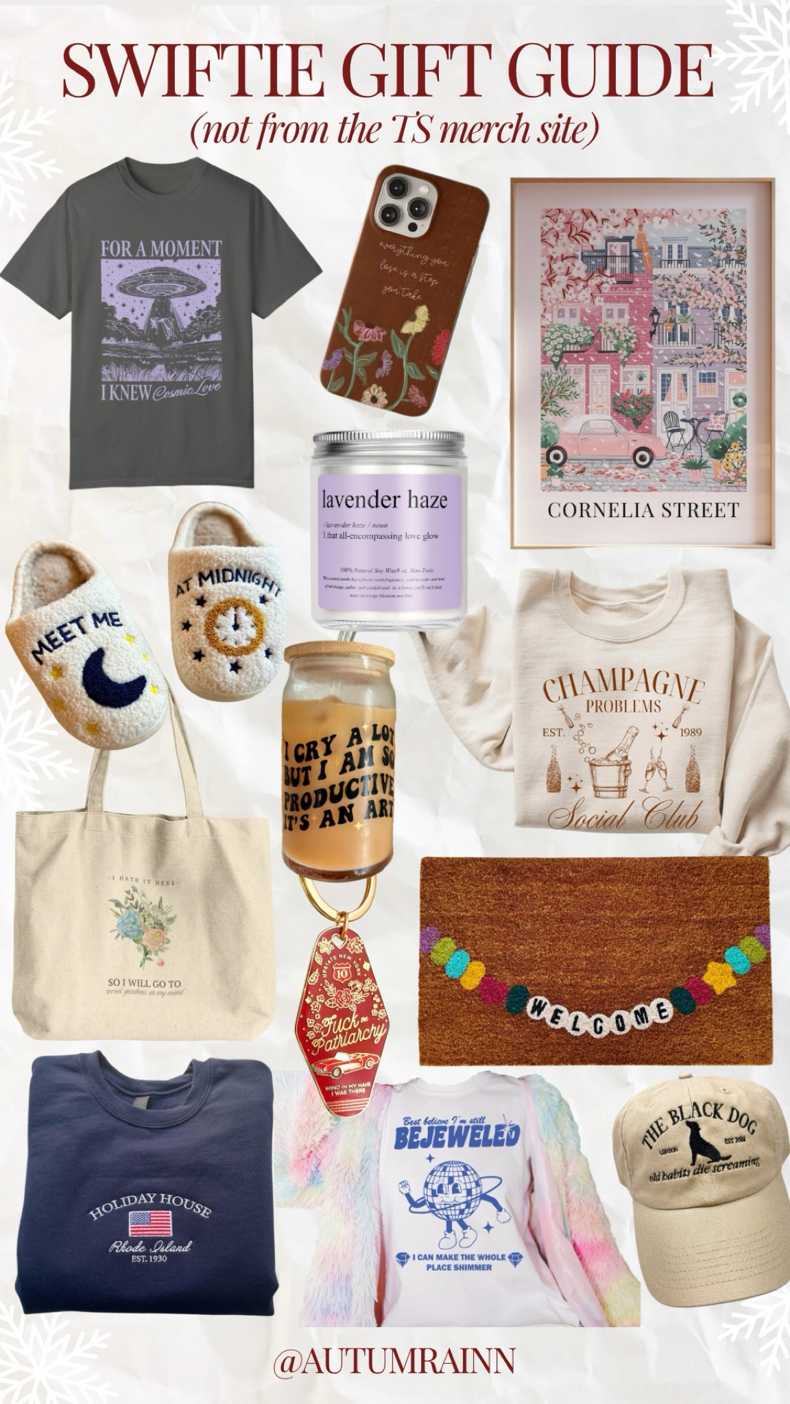 swiftie gift guide - NOT from the ts merch site hahaha 

#LTKSeasonal #LTKHoliday #LTKGiftGuide