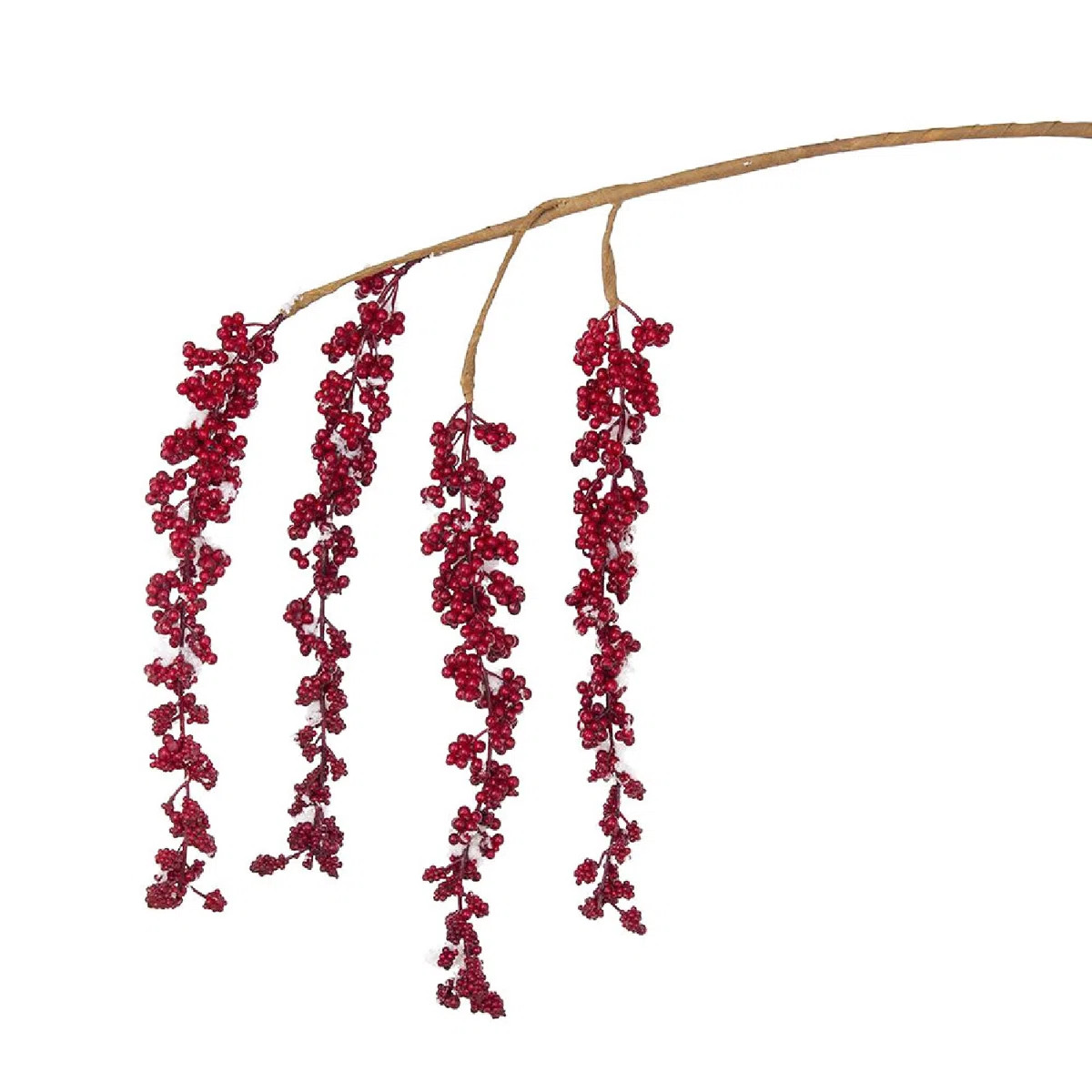 38" Snowy Berry Hanging Sprays - Set of 6 - Red (Set of 6) | Wayfair North America