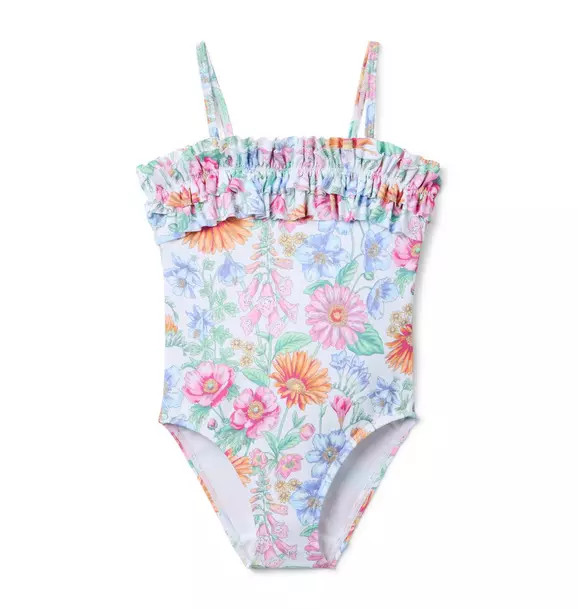 Floral Ruffle Swimsuit | Janie and Jack