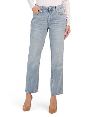 Georgina High Rise Cheeky Straight Jeans | TJ Maxx