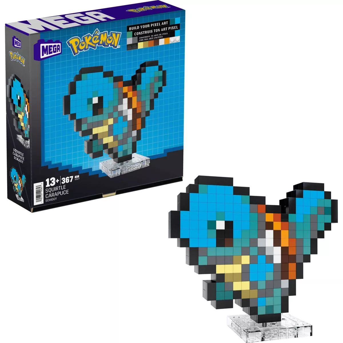 MEGA Pokemon Squirtle Building Toy Kit - 367pc | Target