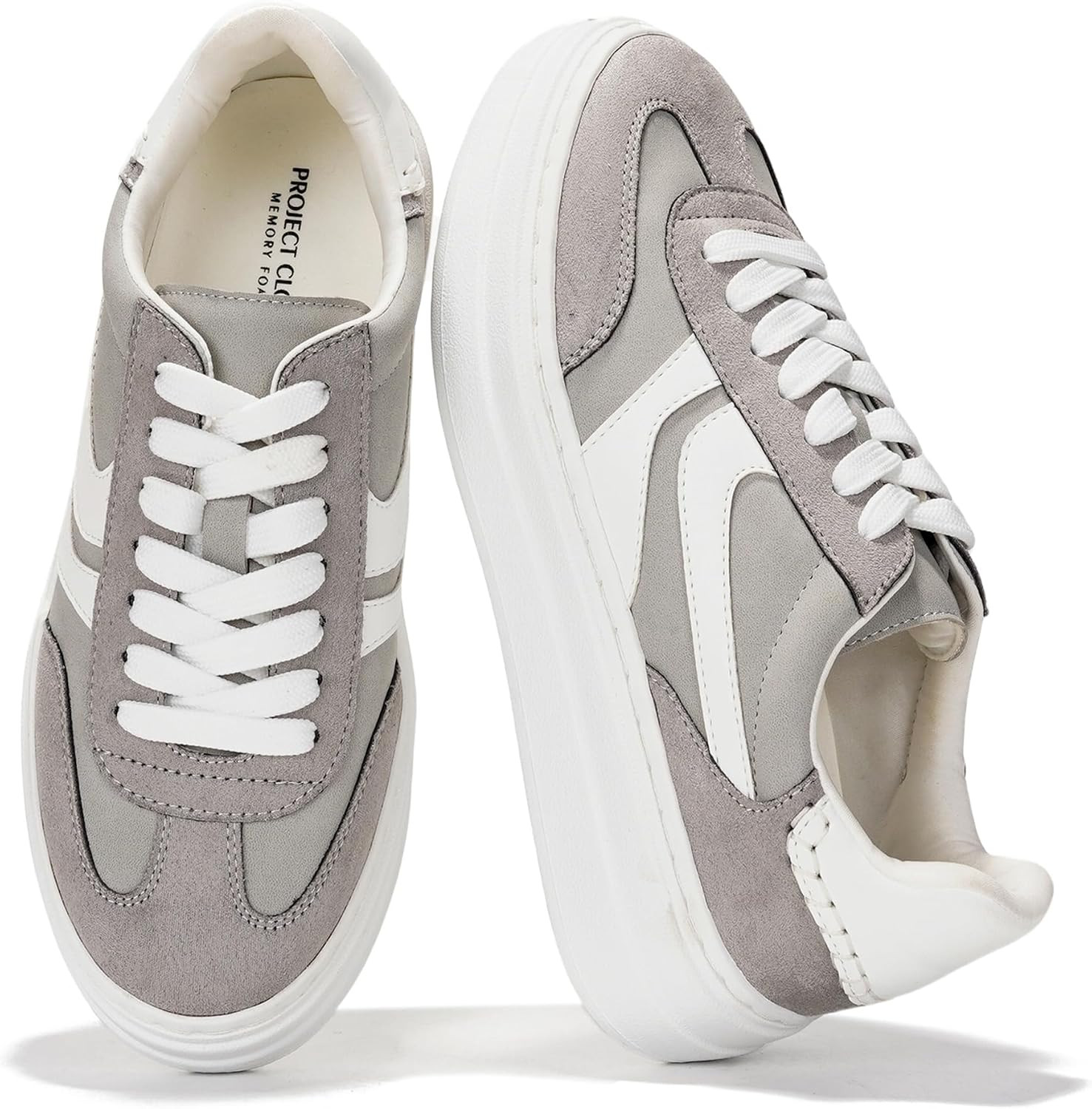 Platform Sneakers for Women Footwear - Lightweight Lace-up Shoes for Women | Amazon (US)