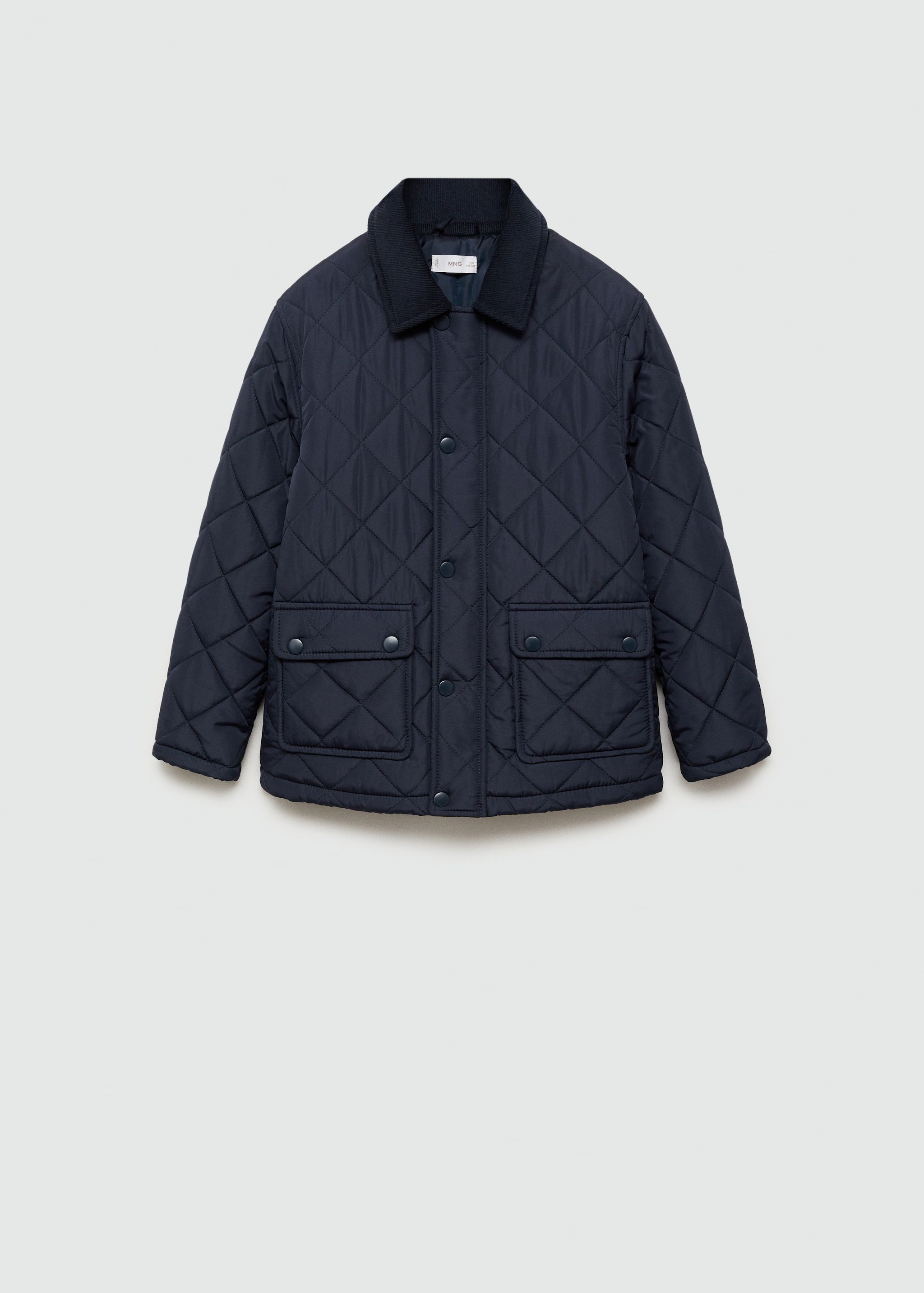 Rhombus quilted jacket - Kids | MANGO USA | MANGO (US)