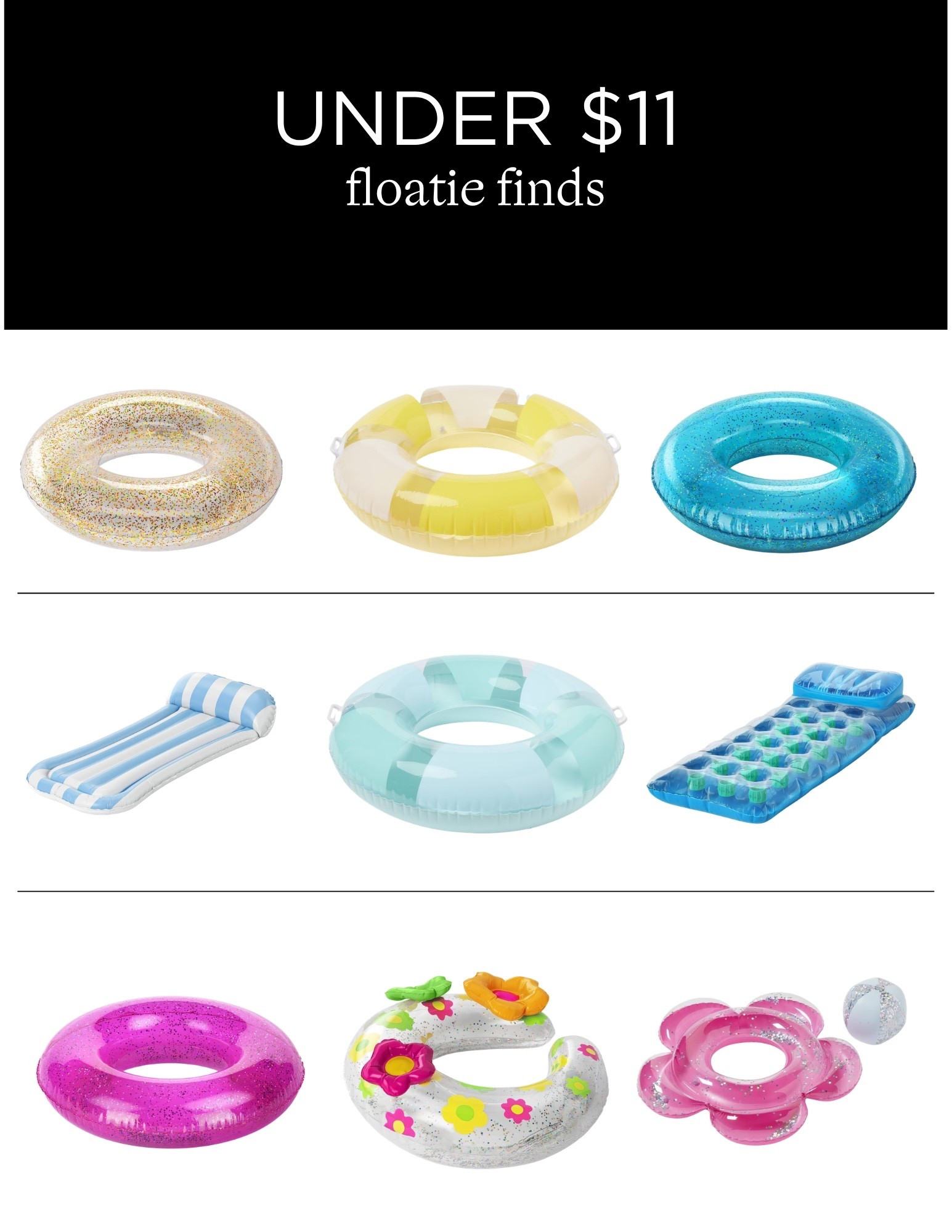 Affordable floatie finds!

#LTKmomlife #LTKKids #LTKSeasonal