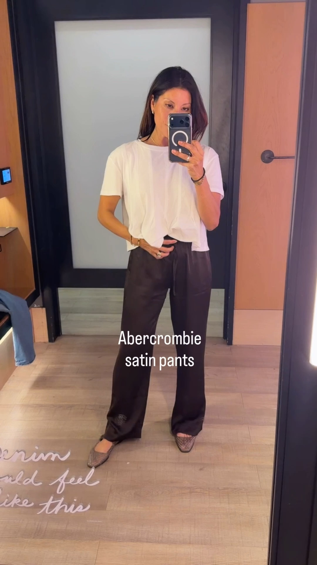 Cute satin drawstring pants @abercrombie 

Wearing xs regular 
Great for travel and dress up

#LTKOver40 #LTKSeasonal #LTKSpringSale