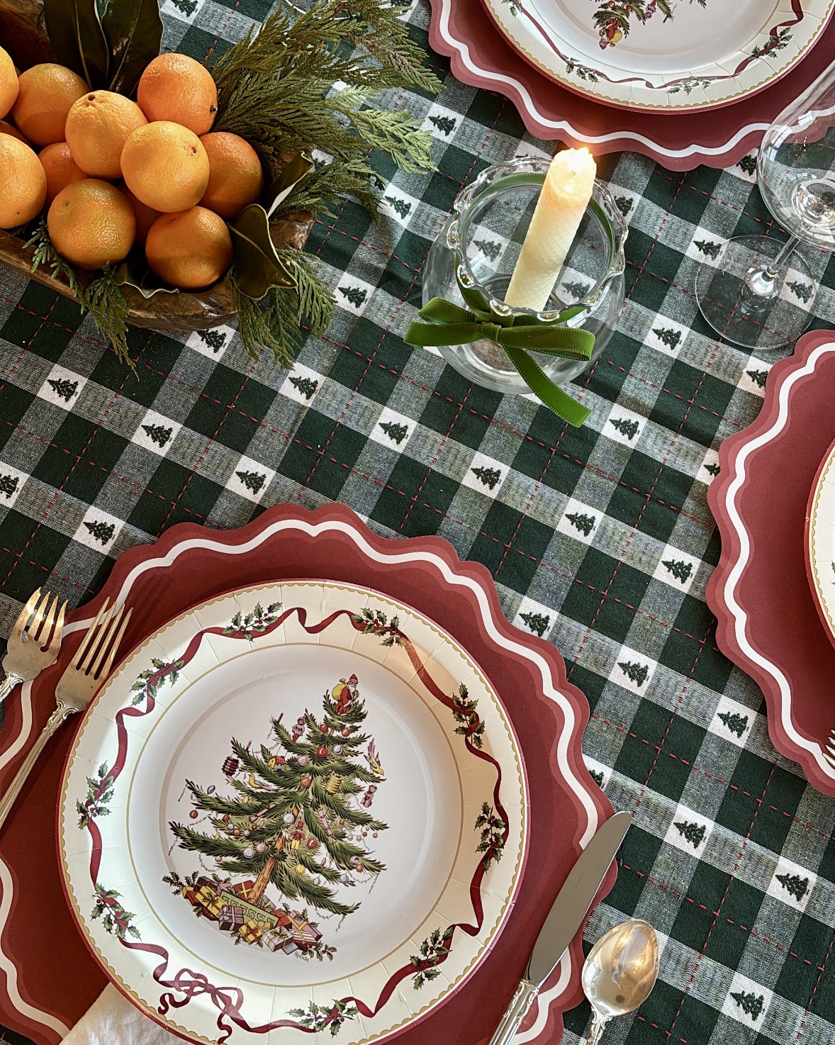 My Christmas tablescape! 🍊🎄✨ Some of it can still be in your home for your celebration next week! And if you need a great last-minute gift, there’s a special cookbook on Amazon that arrives by Christmas with 2-day shipping 😉

#LTKGiftGuide #LTKHome #LTKHoliday