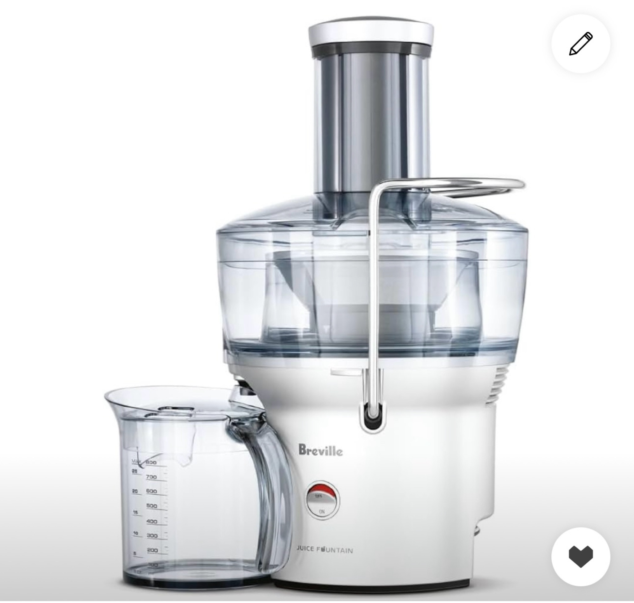 On sale at dillards for $79- link below
Juicer 
Easy to clean juicer 
Low noise 

#LTKFindsUnder100 #LTKSaleAlert #LTKHome