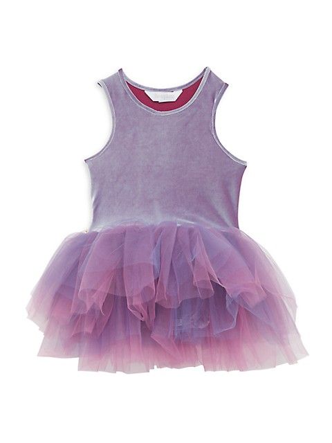Baby's, Little Girl's & Girl's Velvet & Tulle Dress | Saks Fifth Avenue