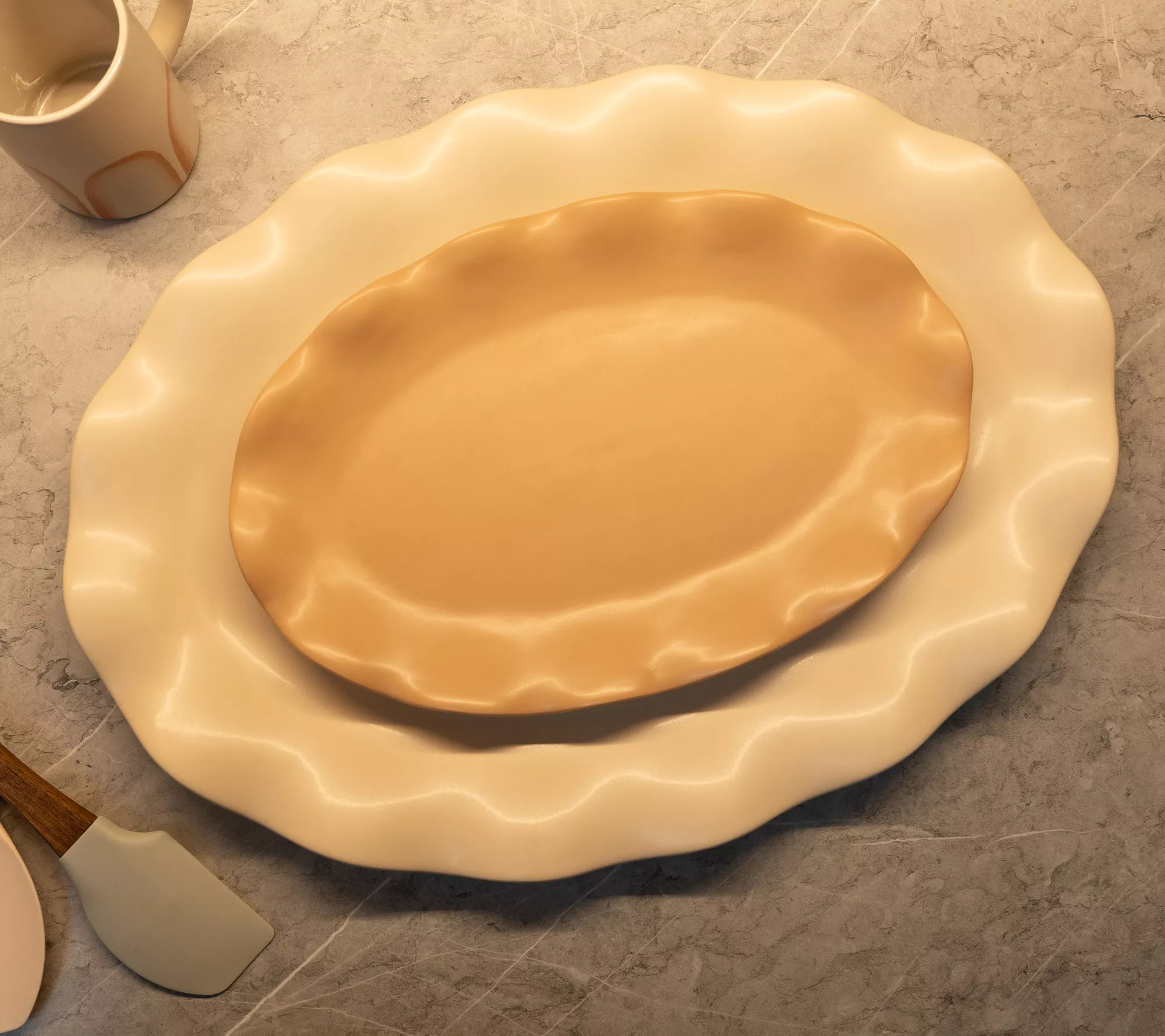 Jessie James Decker Set of 2 Ceramic_Serving Platters | QVC