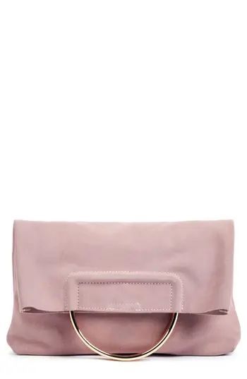 Sole Society Suede Foldover Clutch - | Nordstrom
