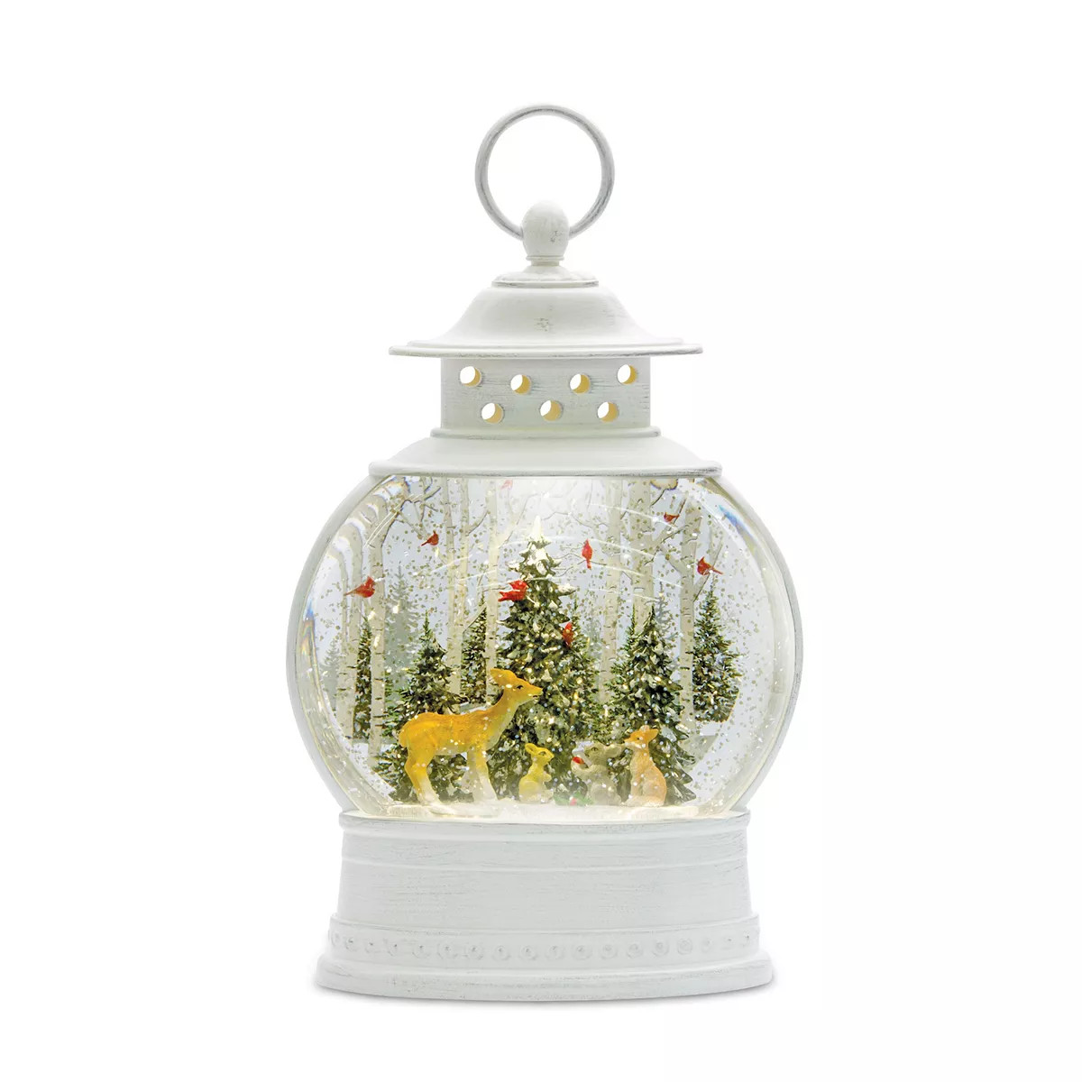 Melrose Snow Globe Lantern with Deer | Kohl's