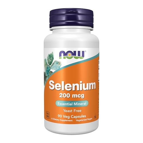 NOW Foods Supplements, Selenium (L-Selenomethionine) 200 mcg, Essential Mineral*, 90 Veg Capsules | Amazon (US)