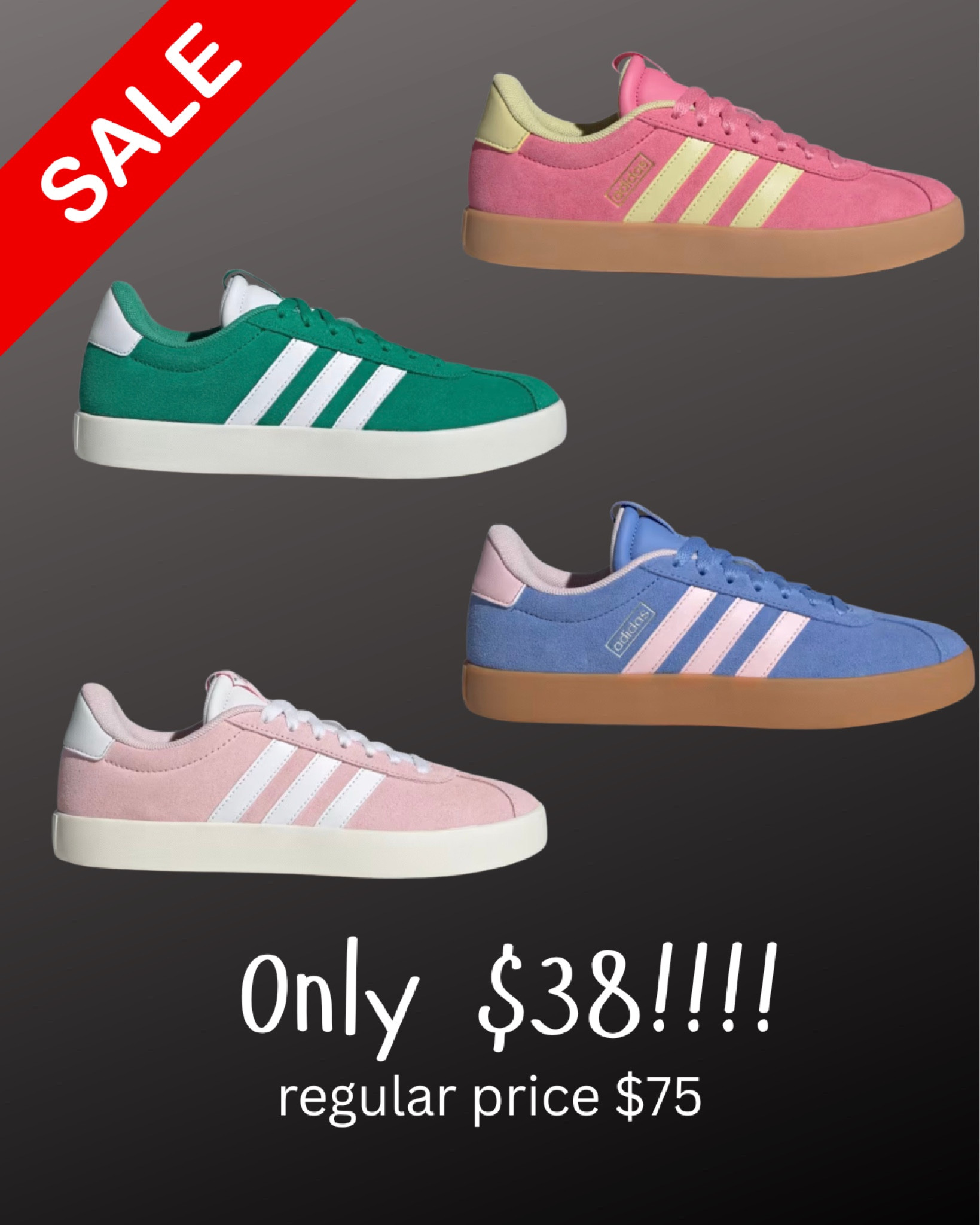 Major sneaker sale alert 🚨 These Adidas women’s sneakers are too good to pass up! These colors are currently 45% off and there are more colors on sale too 👟

#LTKSaleAlert #LTKTravel #LTKootd