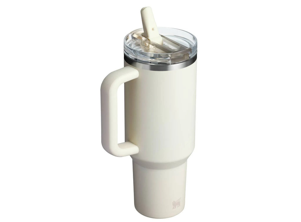 Stanley 40 Oz Stainless Steel Quencher Pro Tour Tumbler Cream | REBEL (formerly Rebelstork)