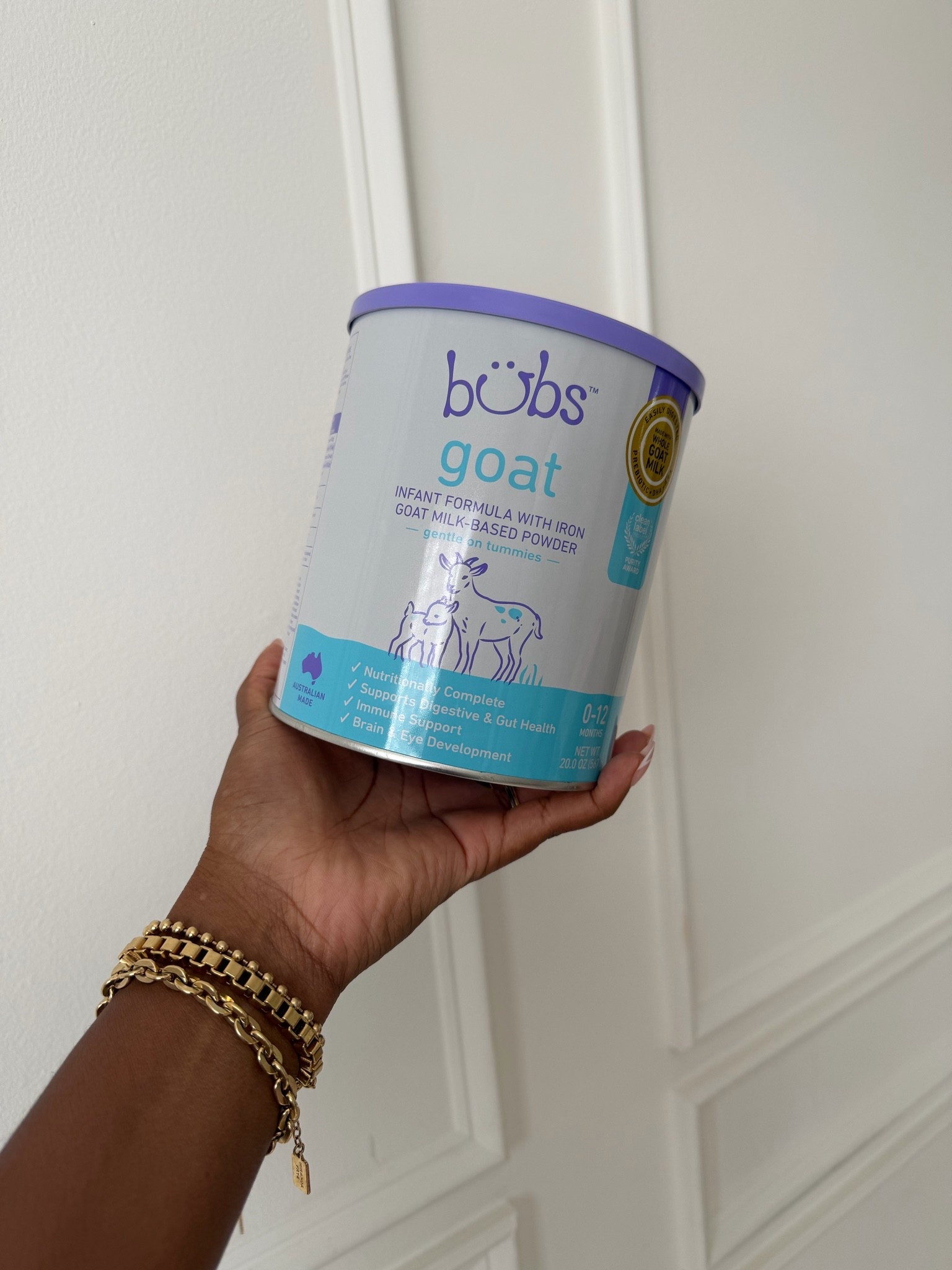 #ad Bubs Goat Milk Infant Formula is a household staple over here! They’re a premium, science-backed, clean-label nutrition sourced from Australian farms. Their formula is crafted with the world’s highest safety standards and you can find it now at Target! 
@aussiebubsofficial @Target 
#TargetPartner #Bubs #GOATofGoatMilk #BubsatTarget

#LTKBaby #LTKKids #LTKmomlife
