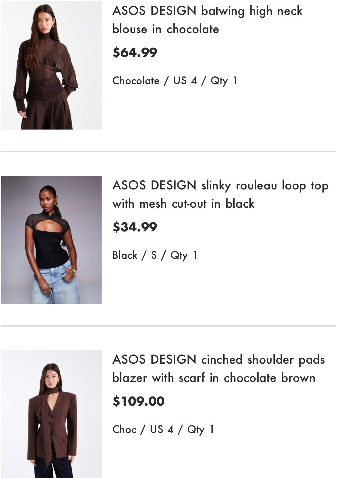 copy my asos order for some timeless spring pieces. #spring #shopping