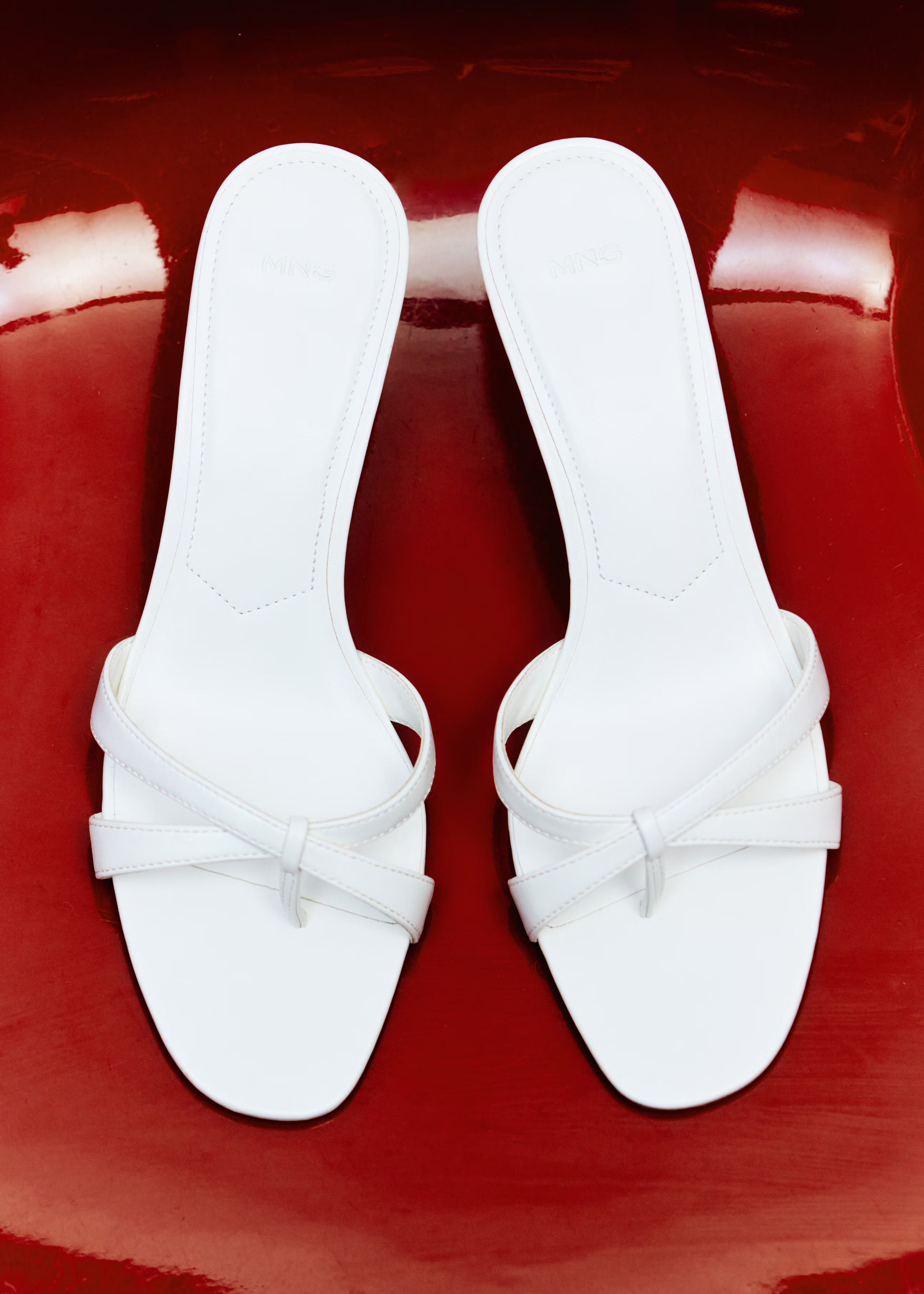 Strappy heeled sandals | MANGO (US)