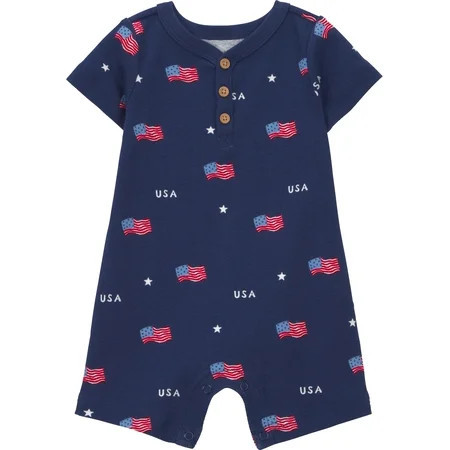 Carter's Child of Mine Baby Boy Romper, Sizes Preemie-12 Months | Walmart (US)
