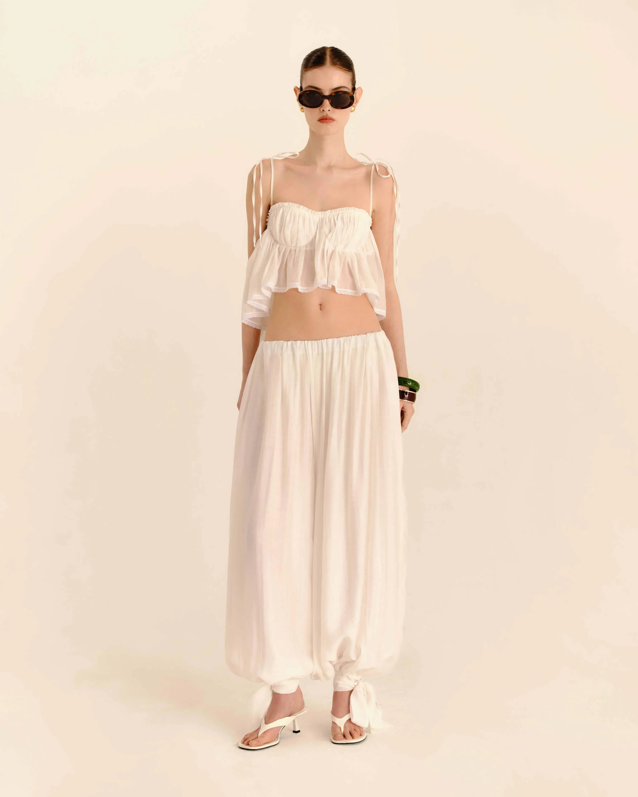 Balloon Trousers - Ivory Cream | Leny Clo (Global)