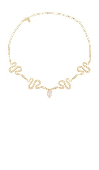 Royal Snake Choker in Gold | Revolve Clothing (Global)