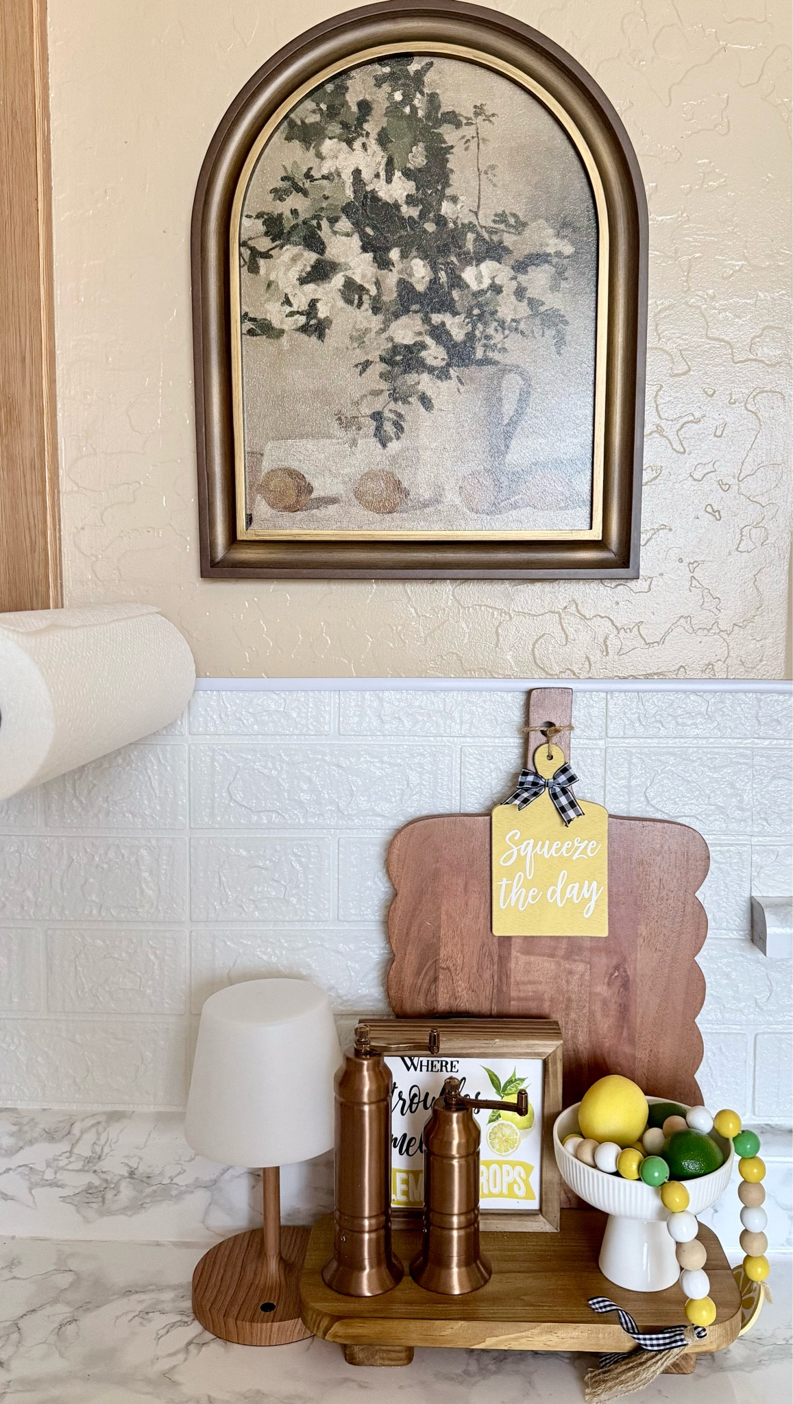 Simple and cozy kitchen corner refresh. I just added a few small decor pieces that made this space feel so much lighter and happier.

#LTKSeasonal #LTKHome #LTKSaleAlert