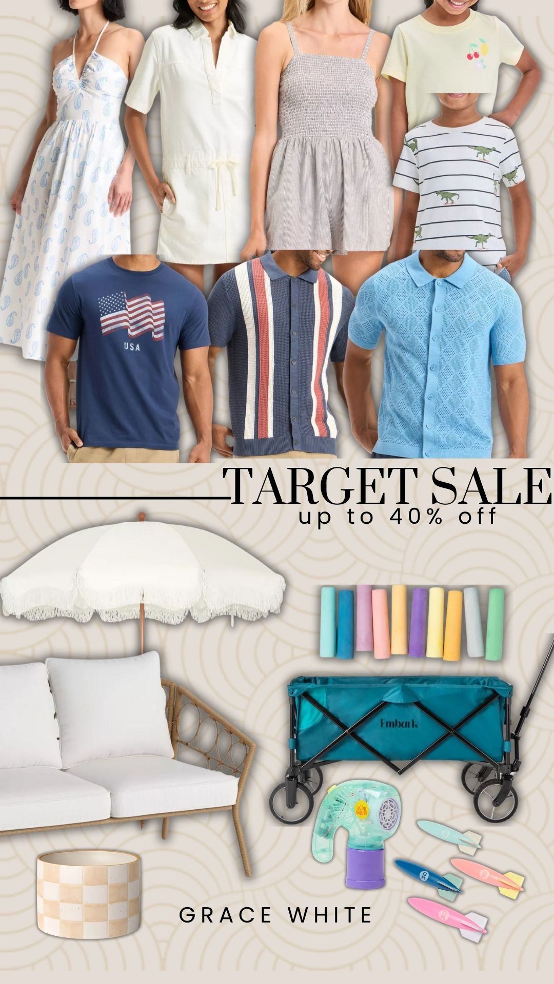 Target Memorial Day Weekend Sale🇺🇸

Memorial Day sale, Memorial Day weekend sale, MDW sale, sale, sale alert, sale finds, target sale, outdoor toys, women’s fashion, men’s fashion, toddler fashion, boy mom, Grace White, a Southern Drawl 

#LTKFindsUnder100 #LTKSeasonal #LTKSaleAlert