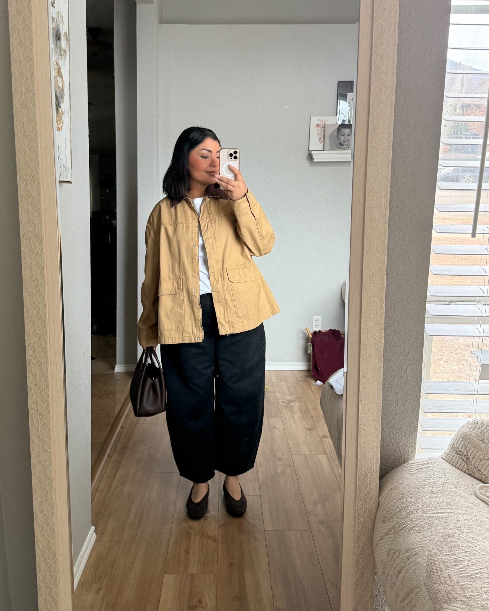 Barn jacket outfit 

