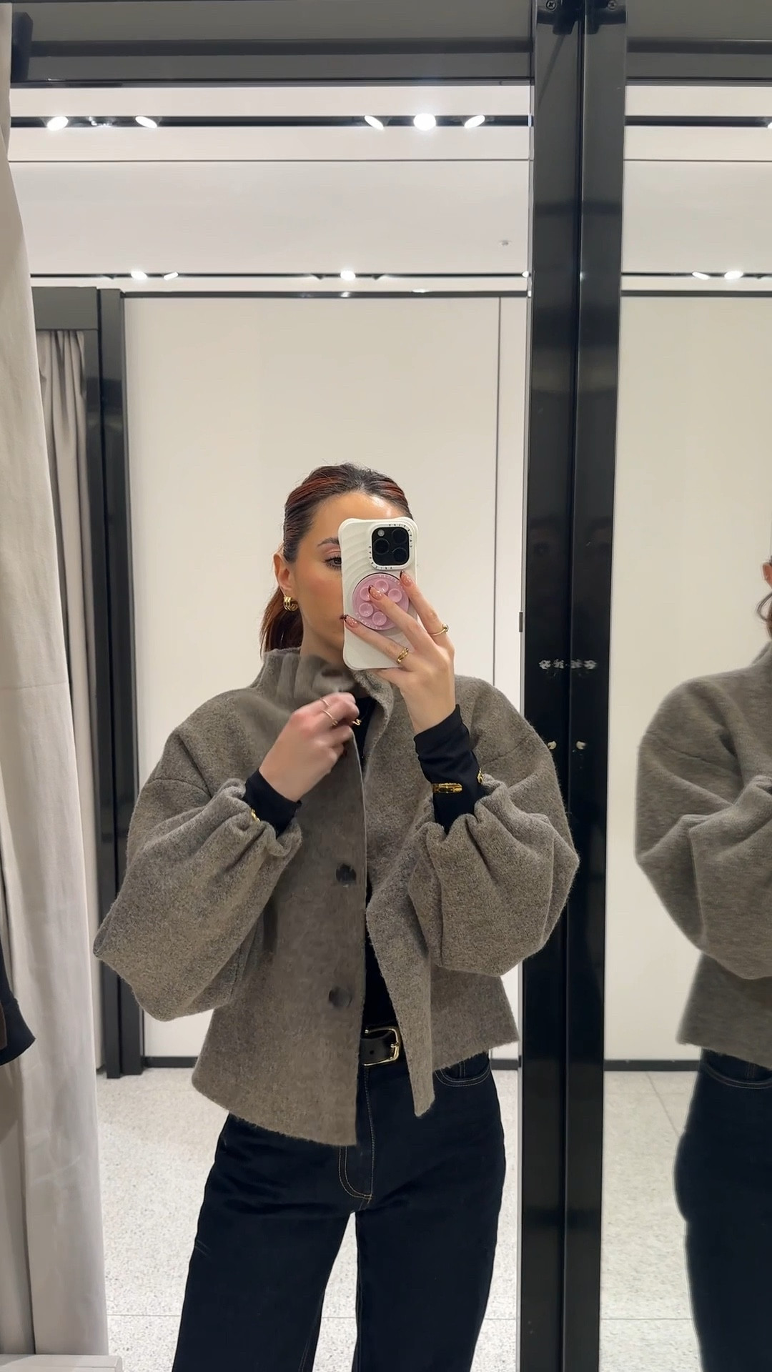 Zara in-store try on because the new in section was doing a little too much 🖤👀 

#LTKwinter #LTKstyletip #LTKuk