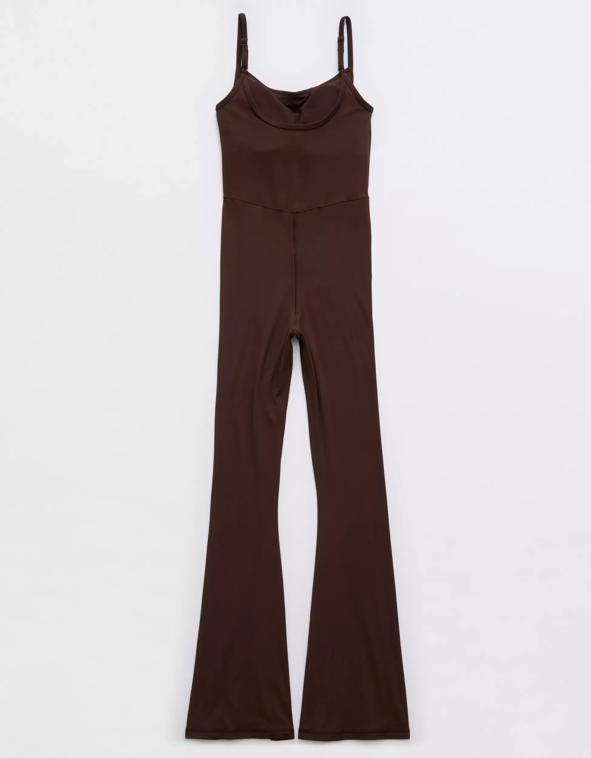 OFFLINE By Aerie Real Me Xtra Flare Jumpsuit | Aerie