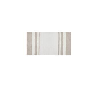 Madison Park Taupe 27 in. x 45 in. Spa Cotton Reversible Bath Mat Rug MP72-1542 | The Home Depot