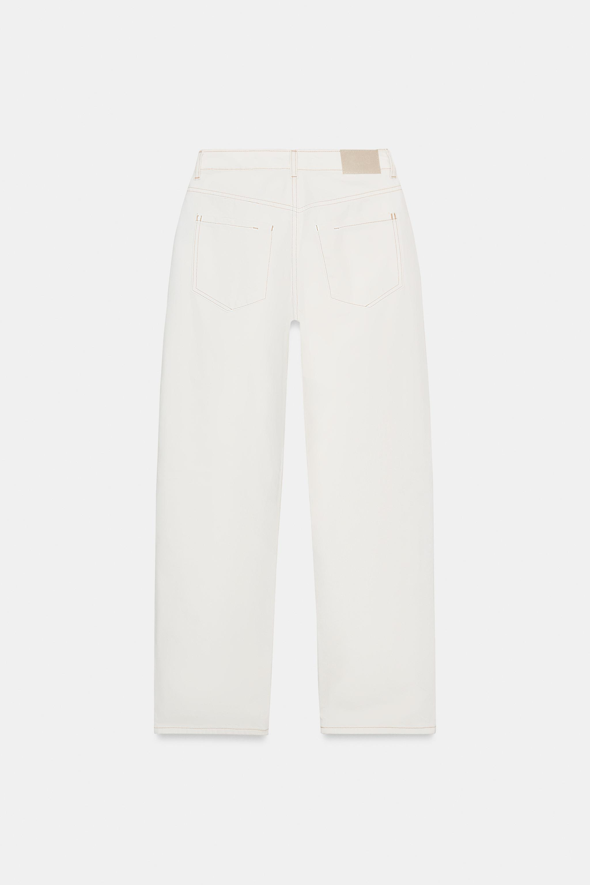 JEANS Z.03 STRAIGHT HIGH-WAIST LONG LENGTH | Zara UK