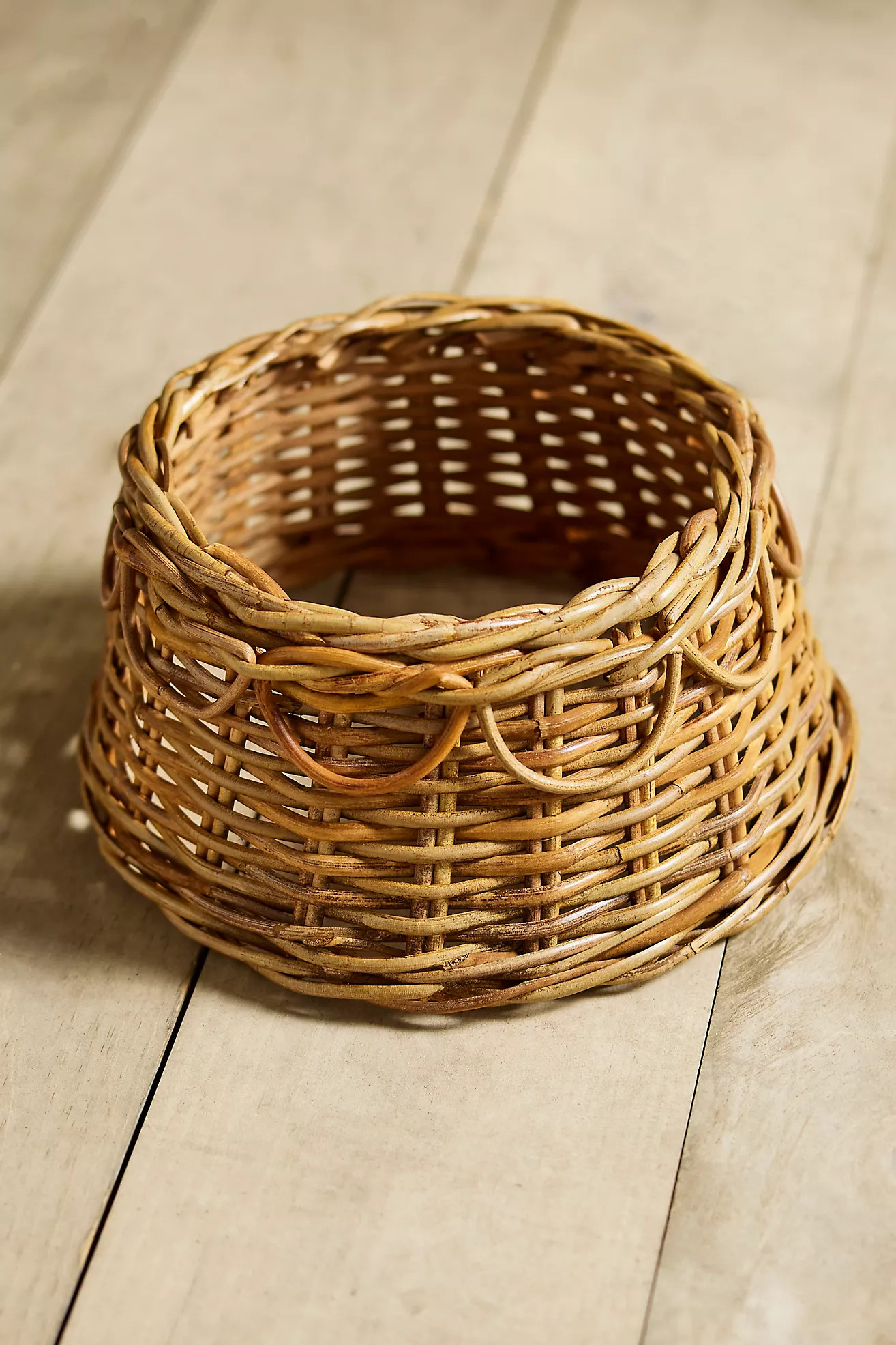 Mini Looping Rattan Tree Collar | Anthropologie (US)