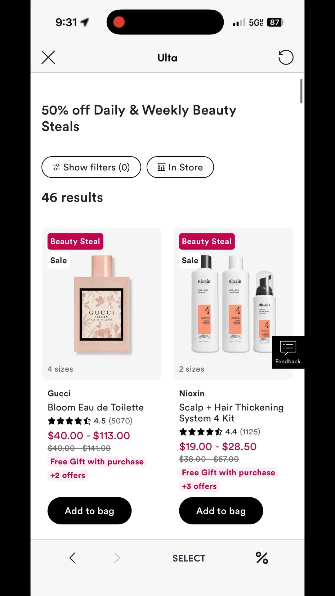 Ulta Beauty Steals 3-19